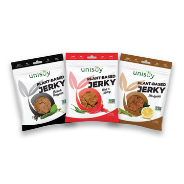 Unisoy Classic Flavors Three Pack - Unisoy Plant-Based Jerky