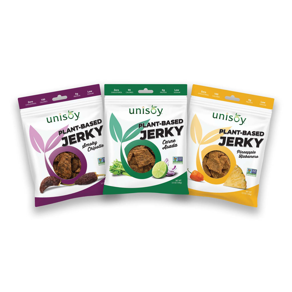Unisoy Bold Flavors Three Pack - Unisoy Plant-Based Jerky